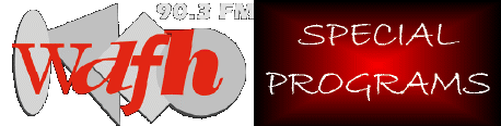 Special Program Listings
